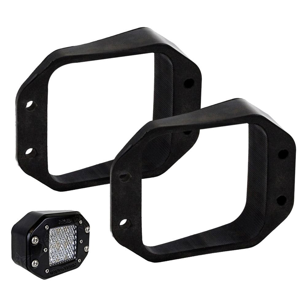 Rigid Industries Flush Side Angled Mounts for 3" D-Series Lights - 49010