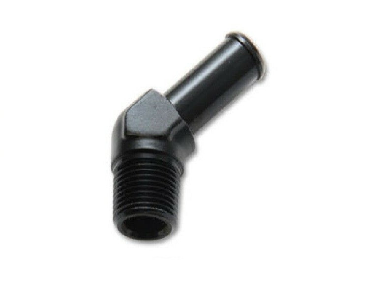 Vibrant Performance 45 Degree Male NPT to Hose Barb Adapter - 11223