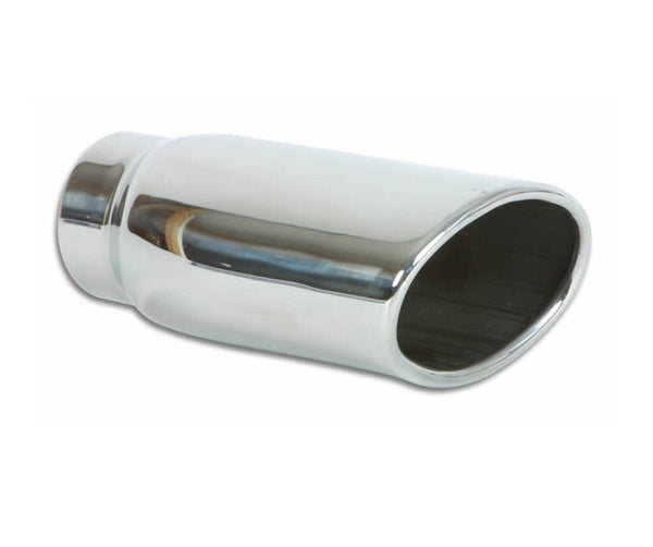 Vibrant Performance Oval Stainless Steel Tip  4.5" x 3" - 1406
