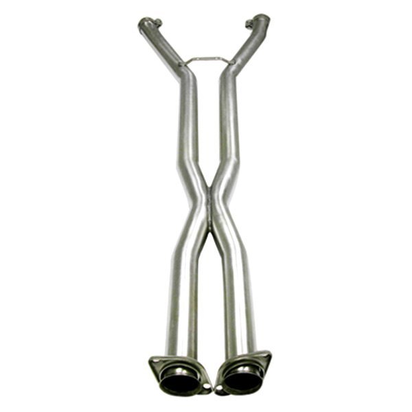 Corsa Stainless Steel Polished X-Pipe Piping:2.50" For Corvette 06-08 14127