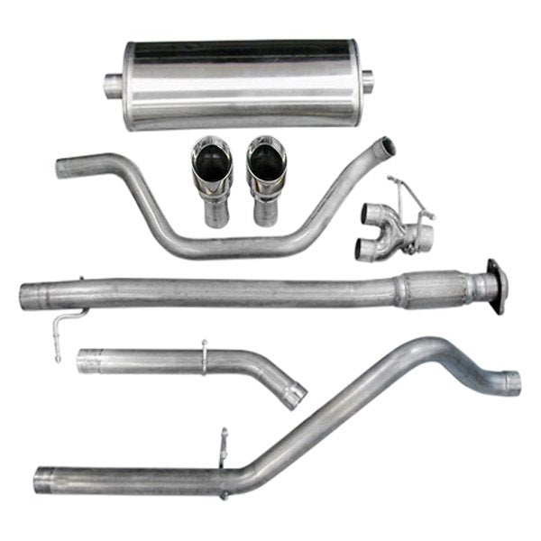 Corsa 304 SS Cat-Back Exhaust System with Dual Rear Exit For Chevy/GMC 14199