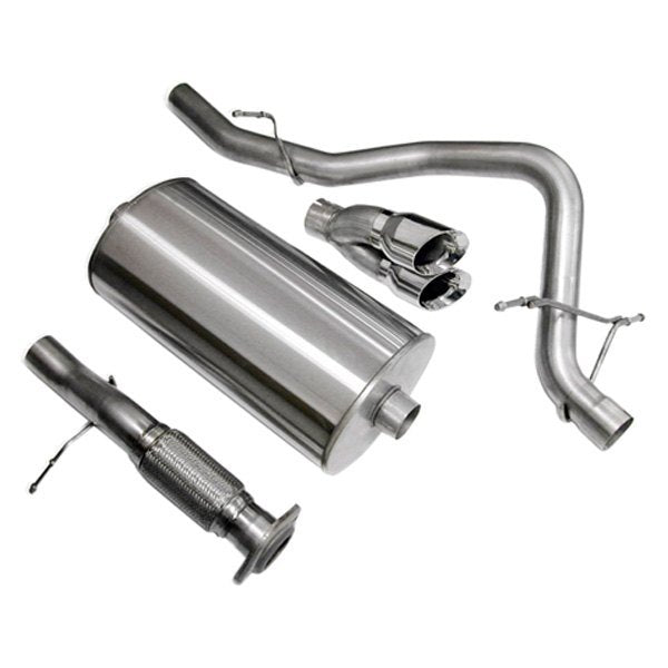 Corsa 304 SS Cat-Back Exhaust System with Dual Rear Exit For Chevy/GMC 14207
