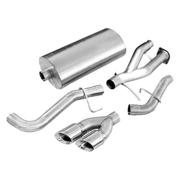 Corsa 304 SS Cat-Back Exhaust System with Dual Side Exit For Cadillac/GMC 14220