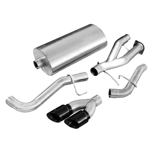 Corsa 304 SS Cat-Back Exhaust System Dual Side For Cadillac/GMC 02-06 14220BLK
