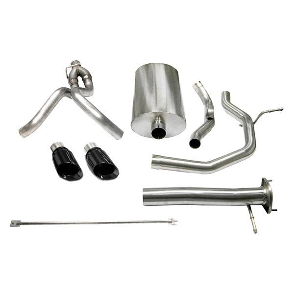 Corsa 304 SS Cat-Back Exhaust System with Dual Rear Exit For SSR 03-06 14254BLK