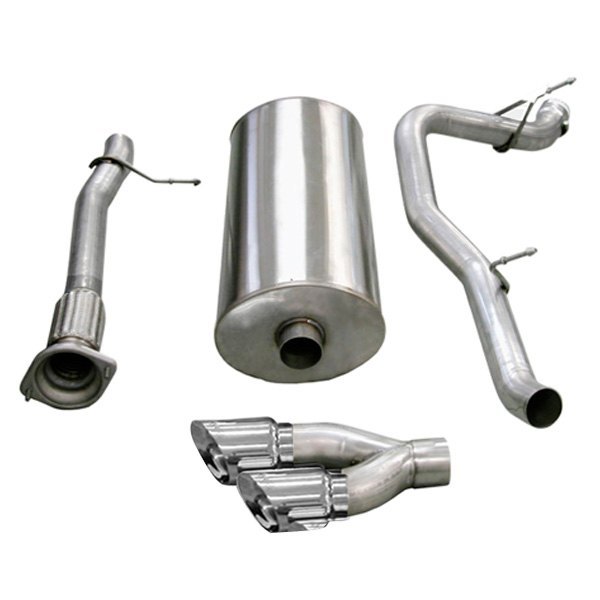 Corsa 304 SS Cat-Back Exhaust System with Dual Side Exit For Cadillac/GMC 14298
