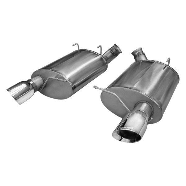 Corsa 304 SS Axle-Back Exhaust System Split Rear Exit For Mustang 11-12 14320
