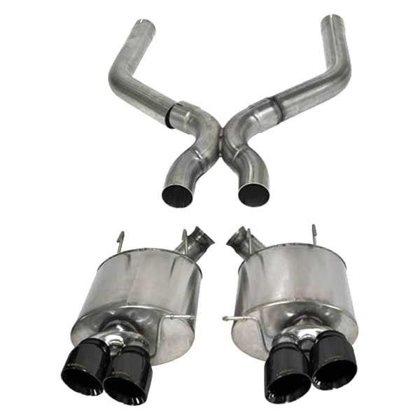 Corsa 304 SS Axle-Back Exhaust System Quad Rear Exit For Mustang 13-14 14323BLK