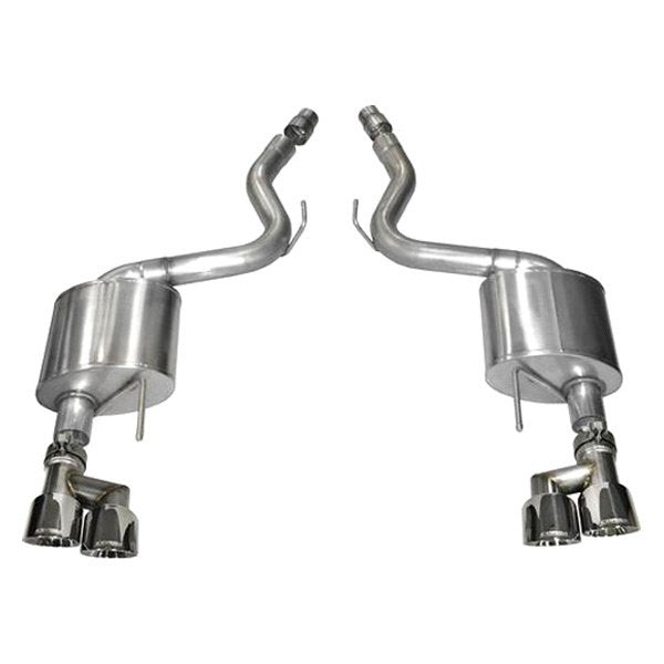 Corsa 304 SS Axle-Back Exhaust System w/Quad Rear Exit For Mustang 15-18 14334