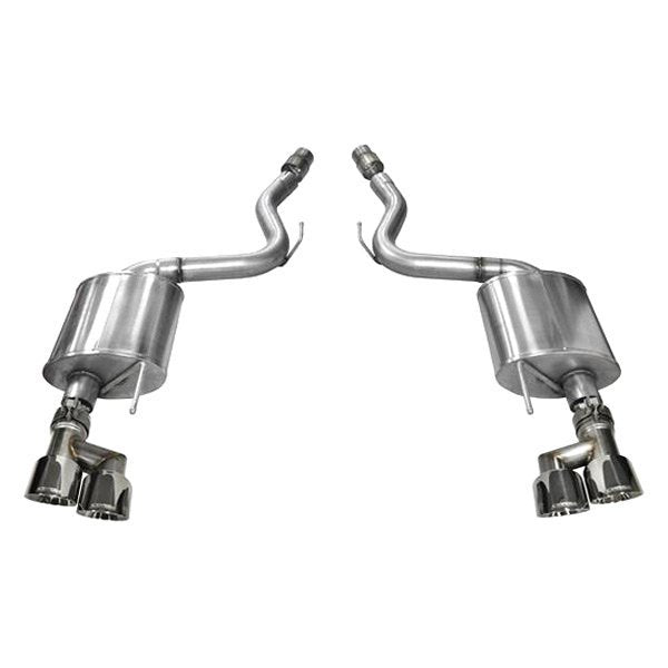 Corsa 304 SS Axle-Back Exhaust System w/Quad Rear Exit For Mustang 15-18 14336