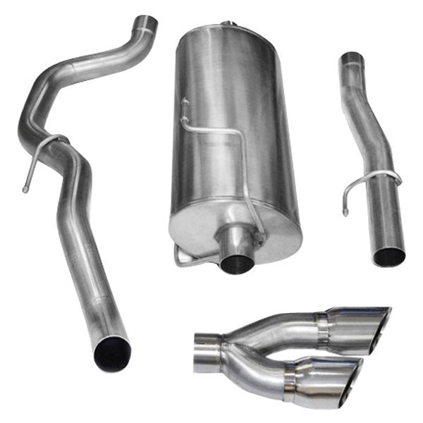 Corsa 304 SS Cat-Back Exhaust System with Dual Side Exit For RAM 10-13 14480