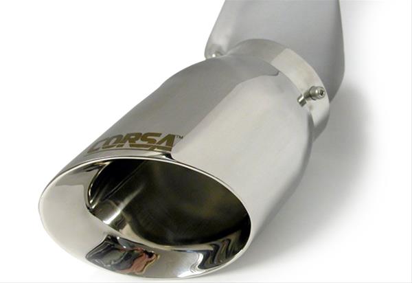 Corsa Stainless Steel Polished Exhaust Tip Outlet:4.00" For Golf GTI 10-14 14492
