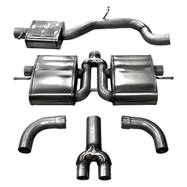 Corsa 304 SS Cat-Back Exhaust System with Dual Rear Exit For Audi TT 06-14 14509