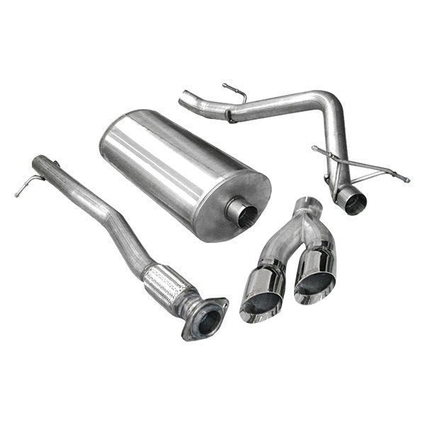 Corsa 304 SS Cat-Back Exhaust System with Dual Side Exit For Chevy/GMC 14523