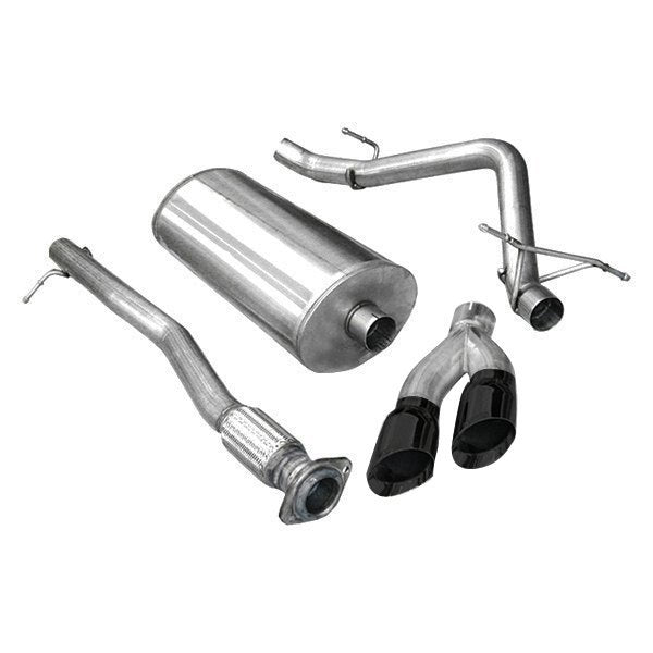 Corsa 304 SS Cat-Back Exhaust System with Dual Side Exit For Chevy/GMC 14523BLK