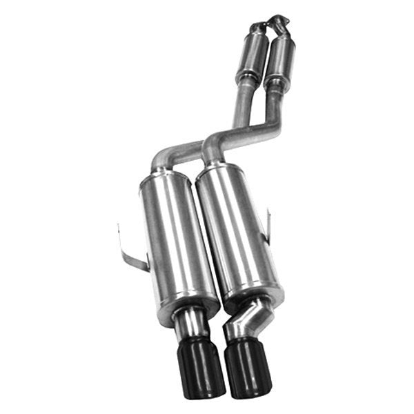 Corsa 304 SS Cat-Back Exhaust System Dual Rear For BMW 3-Series 92-99 14553BLK