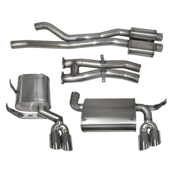 Corsa 304 SS Cat-Back Exhaust System Quad Rear Exit For BMW 3-Series 01-06 14567