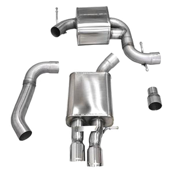 Corsa 304 SS Cat-Back Exhaust System with Dual Rear Exit For Jetta 06-09 14598
