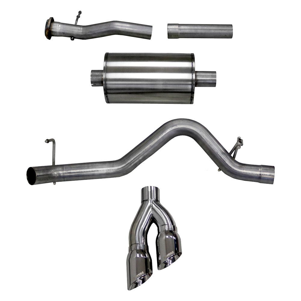 Corsa 304 SS Cat-Back Exhaust System with Dual Side Exit For Chevy/GMC 14745