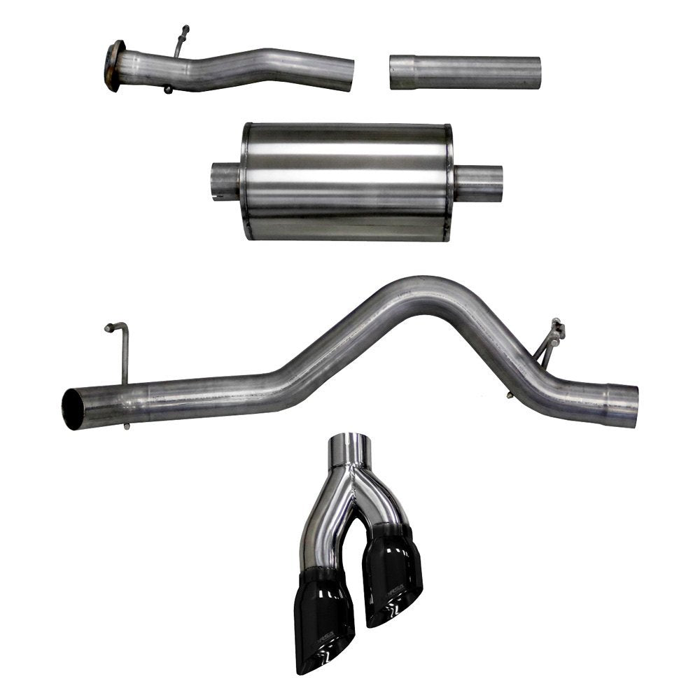 Corsa 304 SS Cat-Back Exhaust System with Dual Side Exit For Chevy/GMC 14745BLK