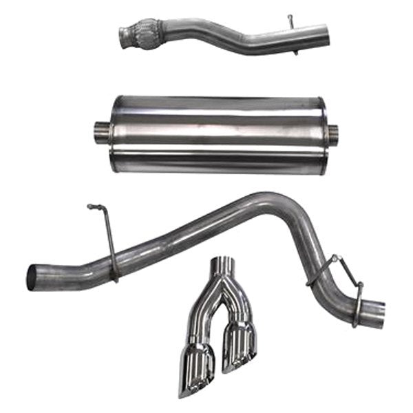 Corsa 304 SS Cat-Back Exhaust System w/Dual Side Exit For Chevy/GMC 15-20 14748