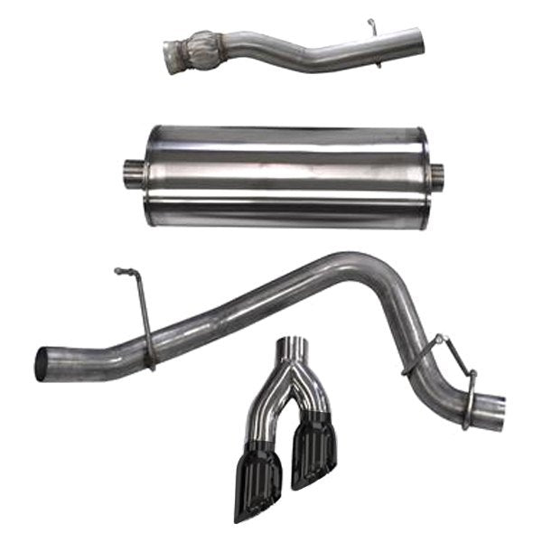 Corsa 304 SS Cat-Back Exhaust System Dual Side For Chevy/GMC/Cadillac 14749BLK