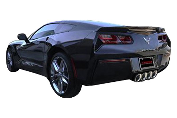 Corsa 304SS Valve-Back Exhaust System Quad Rear Exit For Corvette 14-19 14762BLK