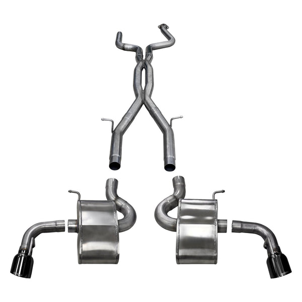 Corsa 304 SS Cat-Back Exhaust System w/Split Rear Exit For Camaro 16-19 14771BLK