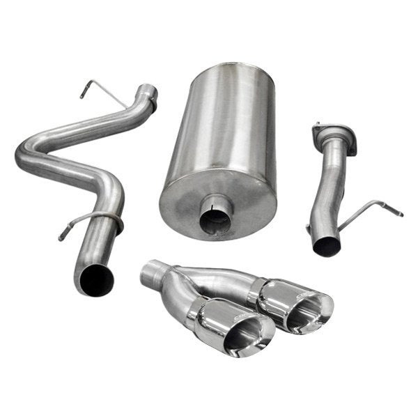 Corsa 304 SS Cat-Back Exhaust System w/Dual Side Exit For Chevy/GMC 07-10 14894