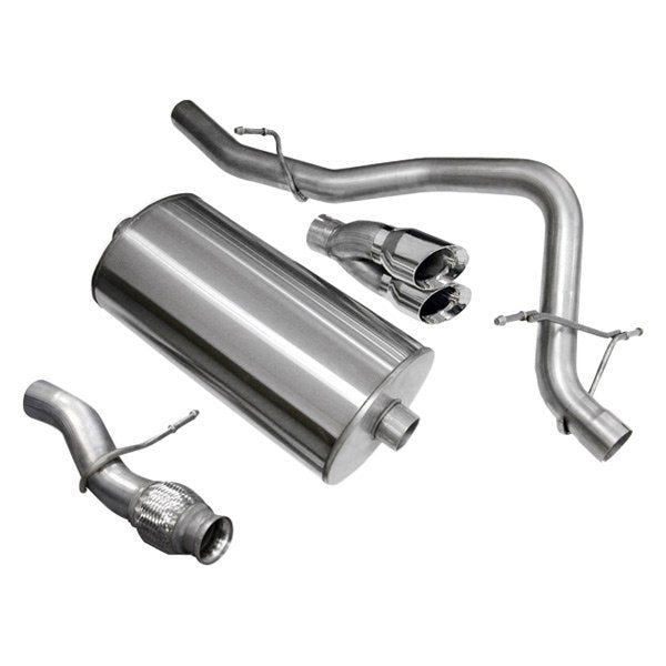 Corsa 304 SS Cat-Back Exhaust System w/Dual Rear Exit For Chevy/GMC 09-14 14912