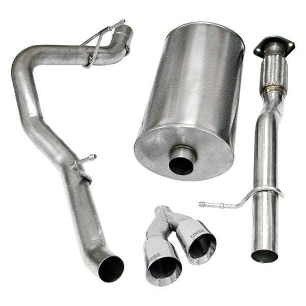 Corsa 304 SS Cat-Back Exhaust System with Dual Side Exit For Chevy/GMC 14914