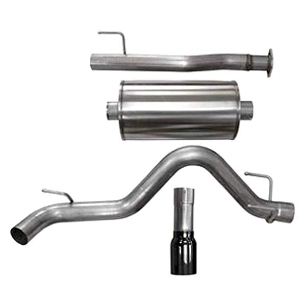 Corsa 304 SS Cat-Back Exhaust System Single Side Exit For Tacoma 16-19 14918BLK