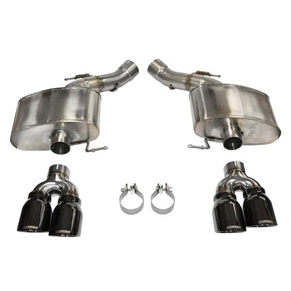 Corsa 304 SS Axle-Back Exhaust System Quad Rear Exit For BMW 12-18 14929BLK