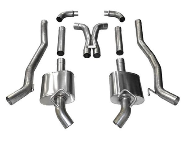 Corsa 304 SS Cat-Back Exhaust System with Split Rear Exit For Camaro 10-13 14976