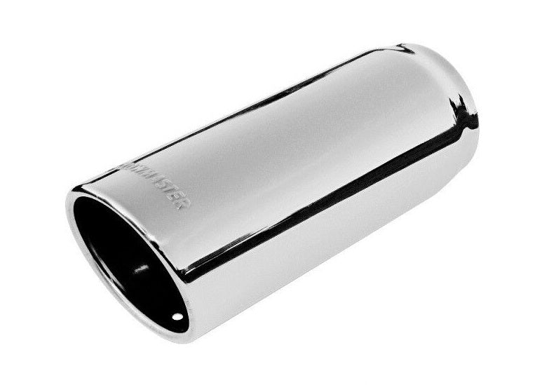 Flowmaster 4" Stainless Steel Rolled Angle Exhaust Tip for 3.5" Tailpipe - 15366