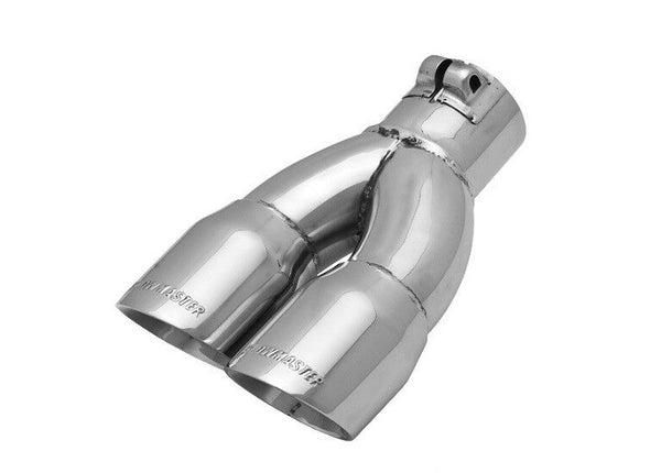 Flowmaster 3" Stainless Dual Exhaust Tip Left Side Mount for 2.5" Tailpipe 15390