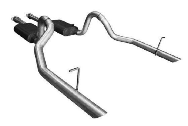 Flowmaster American Thunder Cat-Back Exhaust Kit for 86 to 93 Ford Mustang 17113