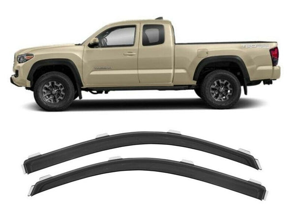 AVS Rain Guards In-Channel Vent Visor for 16-19 Toyota Tacoma Access Cab  192430