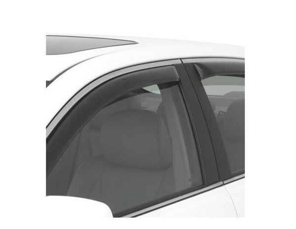 AVS In-Channel Smoke Side Window Deflectors For Honda Fit HB 2007-2008 - 194743