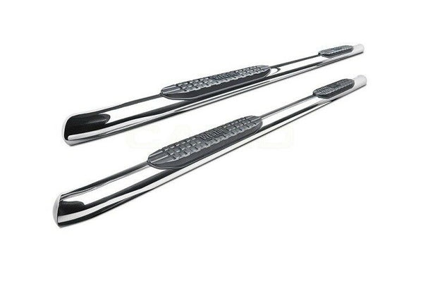 Westin For 09-14 Ford F-150 PRO TRAXX Oval Nerf Bars 4"Polished Stainless Steel