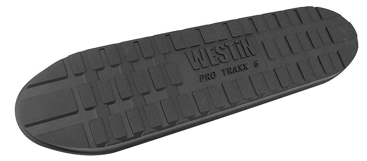 Westin For 6" Pro Traxx Step Bars Replacement Black Pad & Clips - 21-60001