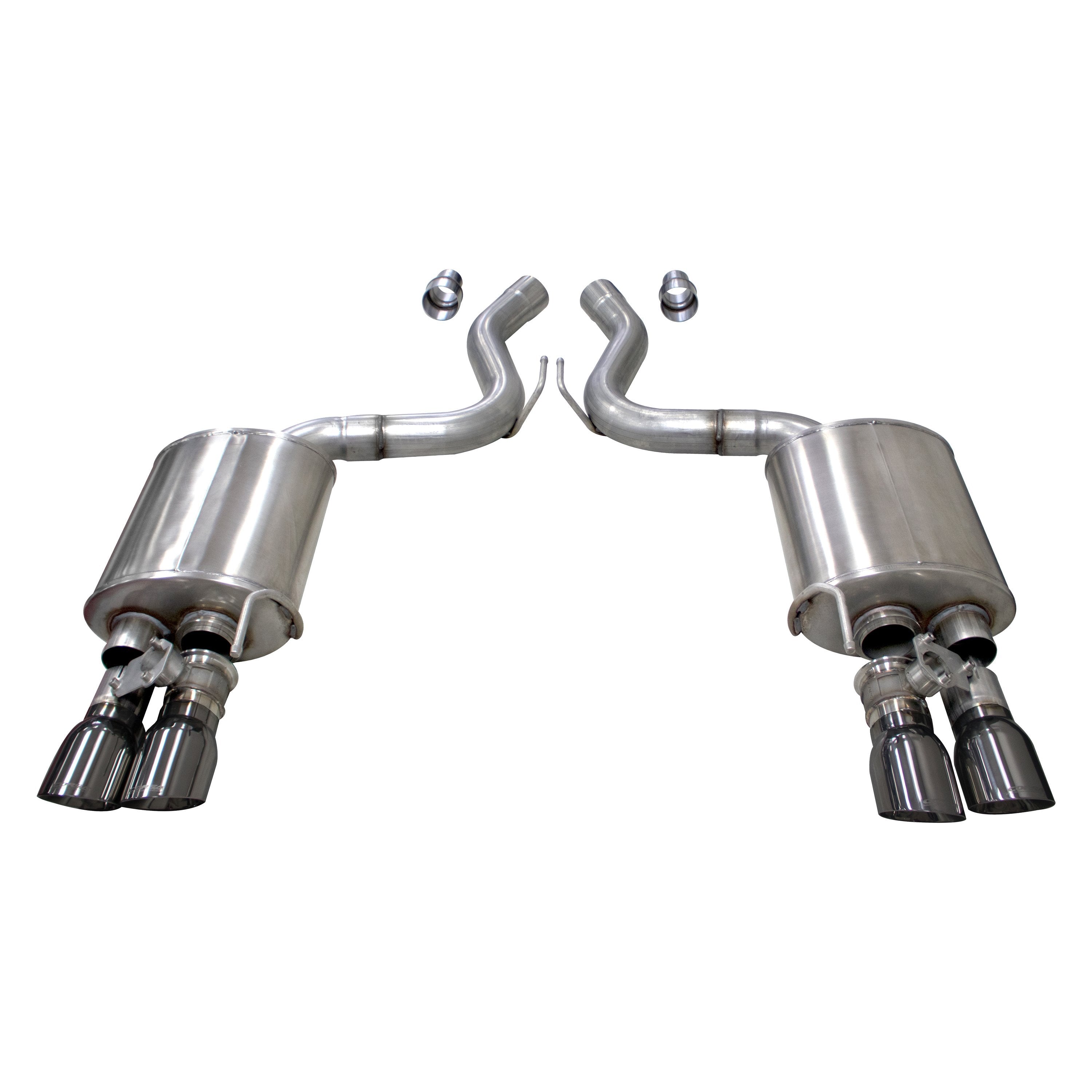 Corsa 304SS Valved Axle-Back Exhaust System Quad Rear For Mustang 18-19 21002GNM