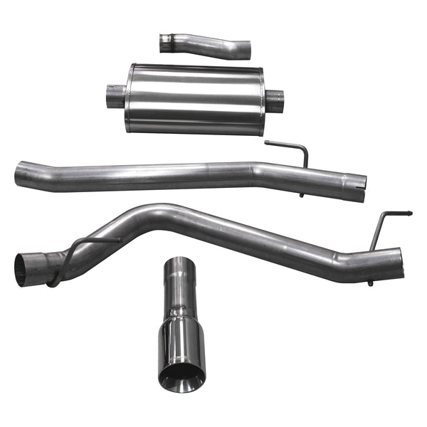 Corsa 304 SS Cat-Back Exhaust System with Single Side Exit For Jeep 20-21 21060