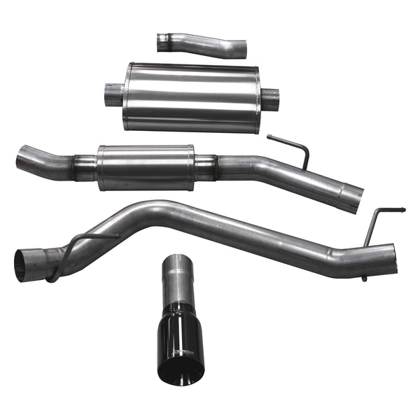 Corsa 304 SS Cat-Back Exhaust System w/Single Side Exit For Jeep 20-21 21062BLK