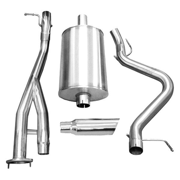 Corsa Cat-Back Exhaust System with Single Side Exit For Silverado 03-07 24279