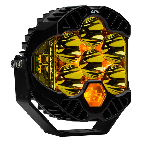 Baja Designs 6 inch Pro Spot Led 8400 Lumens Utilizng 6 LEDs Amber - 270011