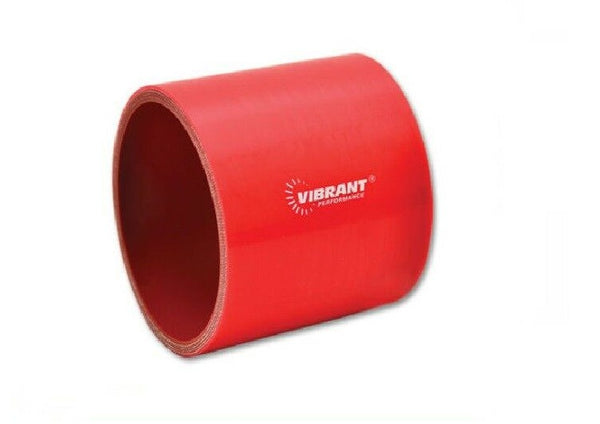 Vibrant Performance 2" I.D. x 3" long - Red , Straight Hose Coupler - 2706R