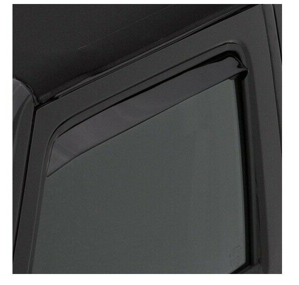 AVS Black Front Window Deflectors For Chevy&GMC Full Size Vans 1971-1996 - 32032