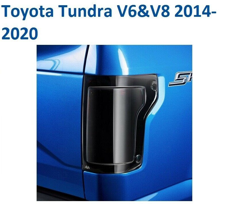 AVS Tailshades Blackout Tailight Bezels For Toyota Tundra V6&V8 2014-2020- 33167