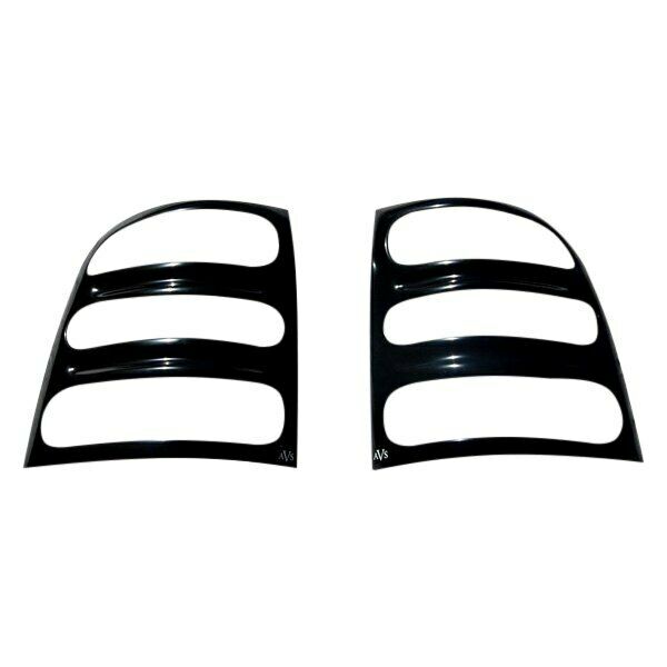 AVS Slots Black Taillight Guards For Sierra 1500 Crew Cab 1999-2007 - 36038
